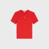 Triomphe T-Shirt aus geripptem Baumwolljersey