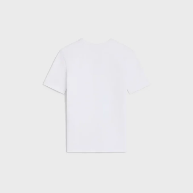 Triomphe T-Shirt aus geripptem Baumwolljersey