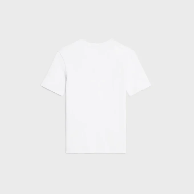 Triomphe T-Shirt aus geripptem Baumwolljersey Triomphe T-Shirt aus geripptem Baumwolljersey