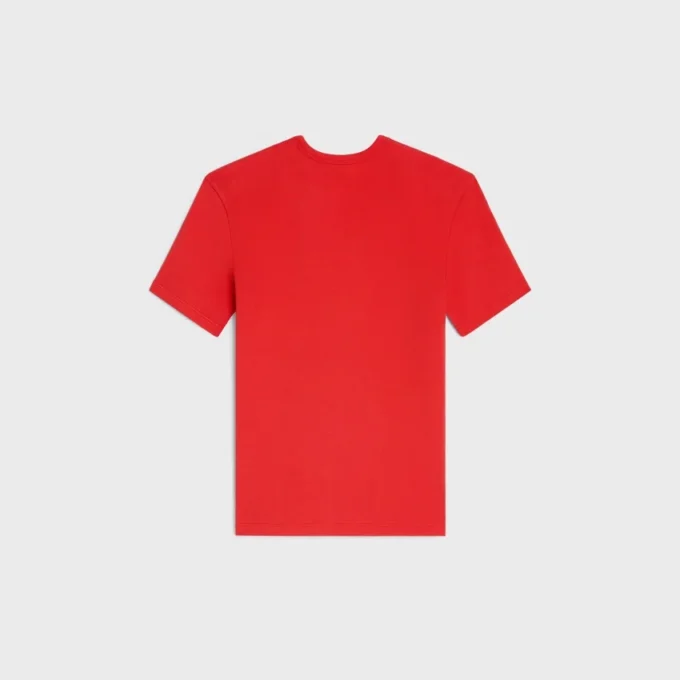 Triomphe T-Shirt aus geripptem Baumwolljersey