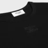 Triomphe T-Shirt aus geripptem Baumwolljersey