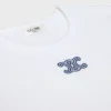 Triomphe T-Shirt aus geripptem Baumwolljersey