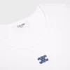 Triomphe T-Shirt aus geripptem Baumwolljersey Triomphe T-Shirt aus geripptem Baumwolljersey