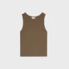 Triomphe Tanktop aus gerippter Baumwolle