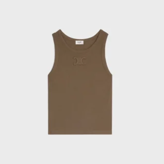 Triomphe Tanktop aus gerippter Baumwolle