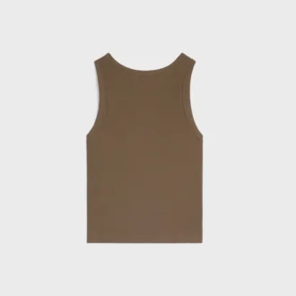 Triomphe Tanktop aus gerippter Baumwolle