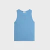 Triomphe Tanktop aus gerippter Baumwollseide Triomphe Tanktop aus gerippter Baumwollseide