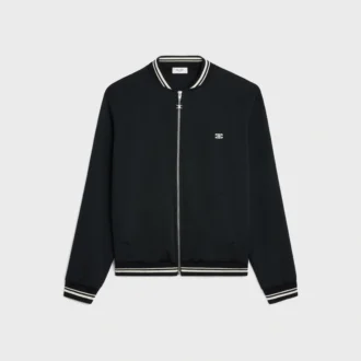 Triomphe Teddy-Jacke aus Double-Face-Jersey