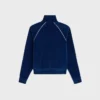 Triomphe-Trainingsjacke aus Samt-Jersey