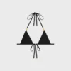 Triomphe Triangle Top aus mattem Jersey Triomphe Triangle Top aus mattem Jersey