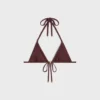 Triomphe Triangle Top aus mattem Jersey Triomphe Triangle Top aus mattem Jersey