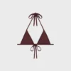 Triomphe Triangle Top aus mattem Jersey Triomphe Triangle Top aus mattem Jersey