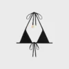 Triomphe Triangle Top aus mattem Jersey