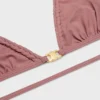 Triomphe Triangle Top aus mattem Jersey
