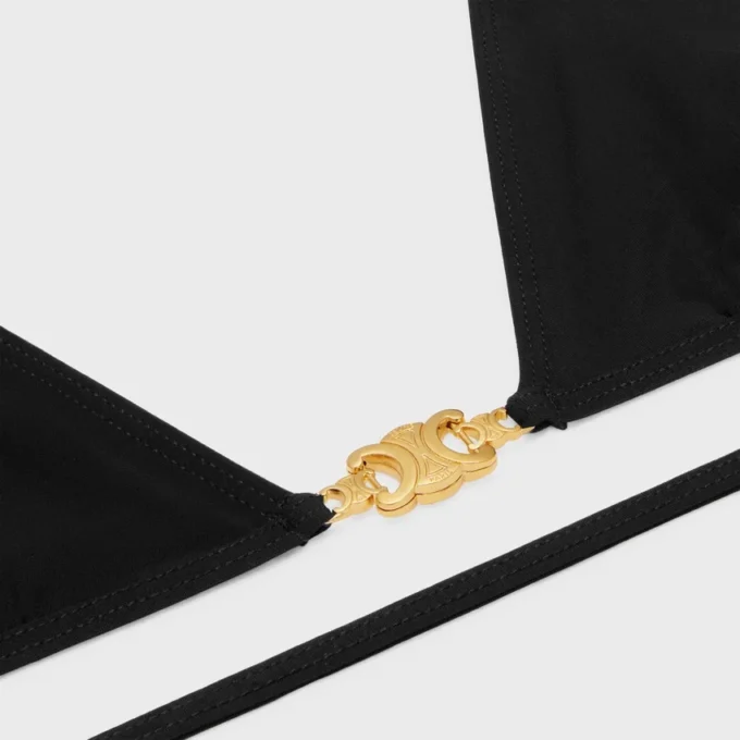 Triomphe Triangle Top aus mattem Jersey Triomphe Triangle Top aus mattem Jersey