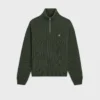 Trucker-Pullover aus gerippter Wolle Trucker-Pullover aus gerippter Wolle