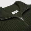 Trucker-Pullover aus gerippter Wolle Trucker-Pullover aus gerippter Wolle