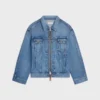 Truckerjacke aus Baumwoll-Denim