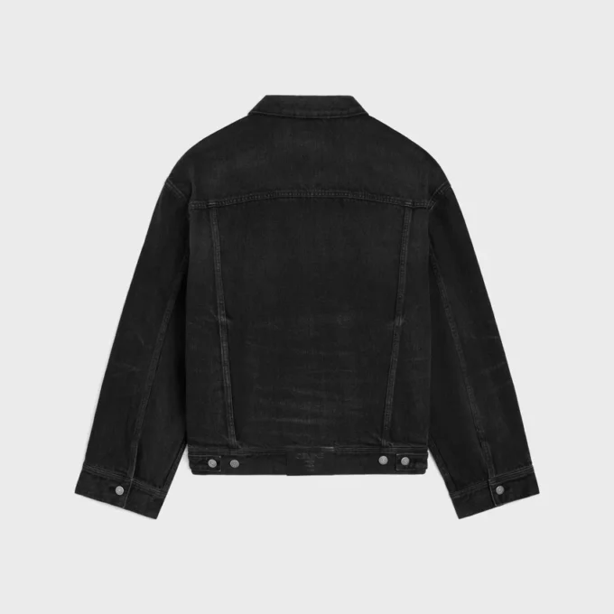 Truckerjacke aus Baumwoll-Denim Truckerjacke aus Baumwoll-Denim