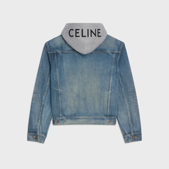 Truckerjacke aus Baumwoll-Denim Truckerjacke aus Baumwoll-Denim
