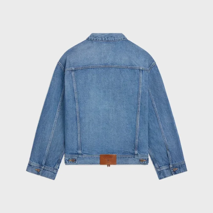 Truckerjacke aus Baumwoll-Denim