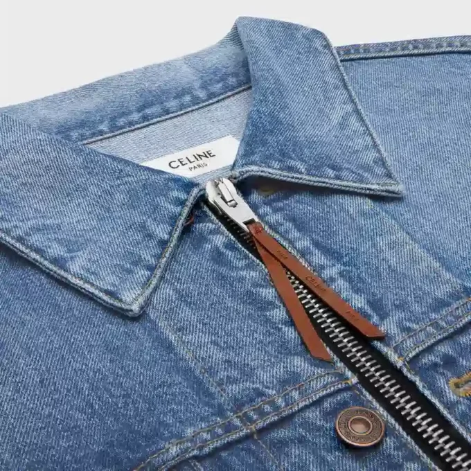 Truckerjacke aus Baumwoll-Denim