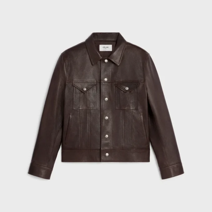 Truckerjacke aus Lammleder Truckerjacke aus Lammleder