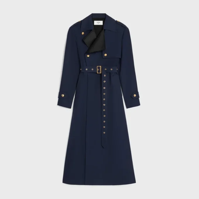 Tux-Trenchcoat aus Baumwoll- und Wollgabardine Tux-Trenchcoat aus Baumwoll- und Wollgabardine