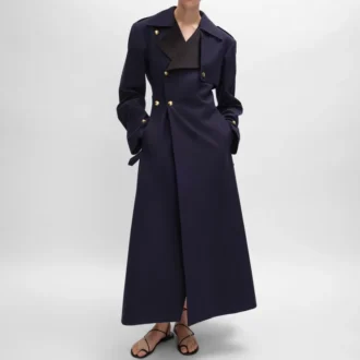 Tux-Trenchcoat aus Baumwoll- und Wollgabardine Tux-Trenchcoat aus Baumwoll- und Wollgabardine