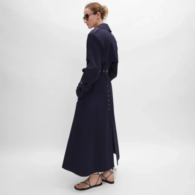 Tux-Trenchcoat aus Baumwoll- und Wollgabardine Tux-Trenchcoat aus Baumwoll- und Wollgabardine