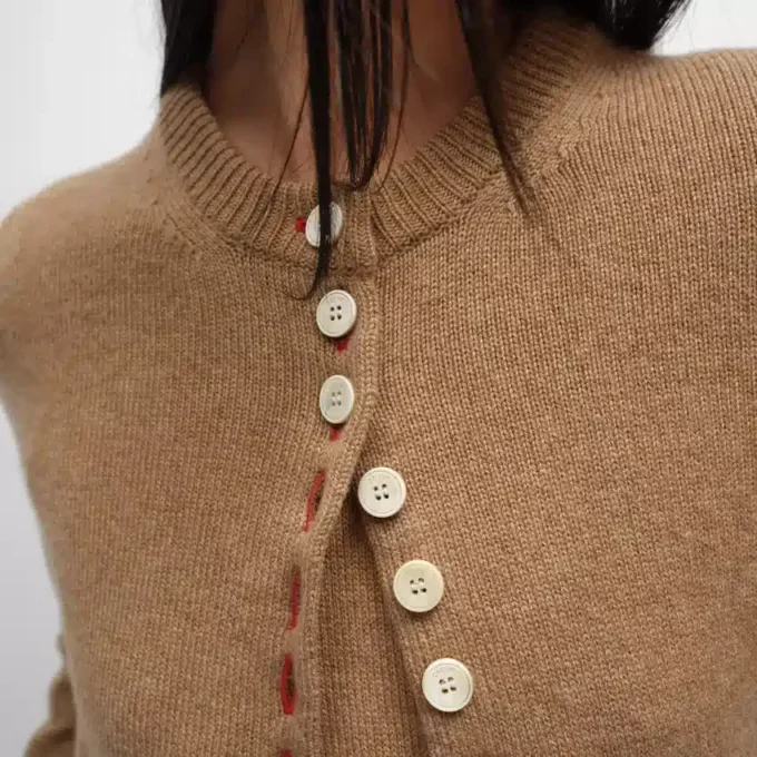 Twinset-Strickjacke aus Heritage-Kaschmir Twinset-Strickjacke aus Heritage-Kaschmir