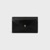Umschlagbrieftasche mit Kette aus Eidechsenleder