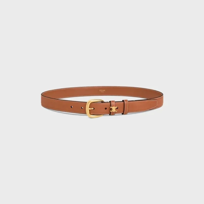 Vivienne-Gürtel 25 mm aus naturbelassenem Kalbsleder Vivienne-Gürtel 25 mm aus naturbelassenem Kalbsleder