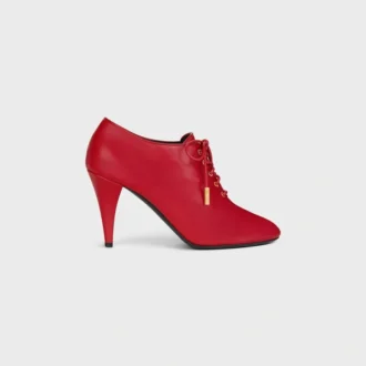 Weiche Oxford-Schnürballerinas mit Absatz aus Kalbsleder – pflanzlich gegerbt Weiche Oxford-Schnürballerinas mit Absatz aus Kalbsleder – pflanzlich gegerbt