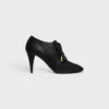Weiche Oxford-Schnürballerinas mit Absatz aus Kalbsleder – pflanzlich gegerbt Weiche Oxford-Schnürballerinas mit Absatz aus Kalbsleder – pflanzlich gegerbt