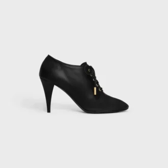 Weiche Oxford-Schnürballerinas mit Absatz aus Kalbsleder – pflanzlich gegerbt Weiche Oxford-Schnürballerinas mit Absatz aus Kalbsleder – pflanzlich gegerbt