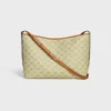 Weiche Shopper-Tasche aus Triomphe Canvas und Kalbsleder Weiche Shopper-Tasche aus Triomphe Canvas und Kalbsleder