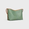Weiche Shopper-Tasche aus Triomphe Canvas und Kalbsleder Weiche Shopper-Tasche aus Triomphe Canvas und Kalbsleder
