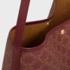 Weiche Shopper-Tasche aus Triomphe Canvas und Kalbsleder Weiche Shopper-Tasche aus Triomphe Canvas und Kalbsleder