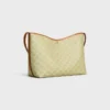 Weiche Shopper-Tasche aus Triomphe Canvas und Kalbsleder Weiche Shopper-Tasche aus Triomphe Canvas und Kalbsleder