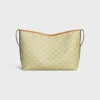 Weiche Shopper-Tasche aus Triomphe Canvas und Kalbsleder Weiche Shopper-Tasche aus Triomphe Canvas und Kalbsleder