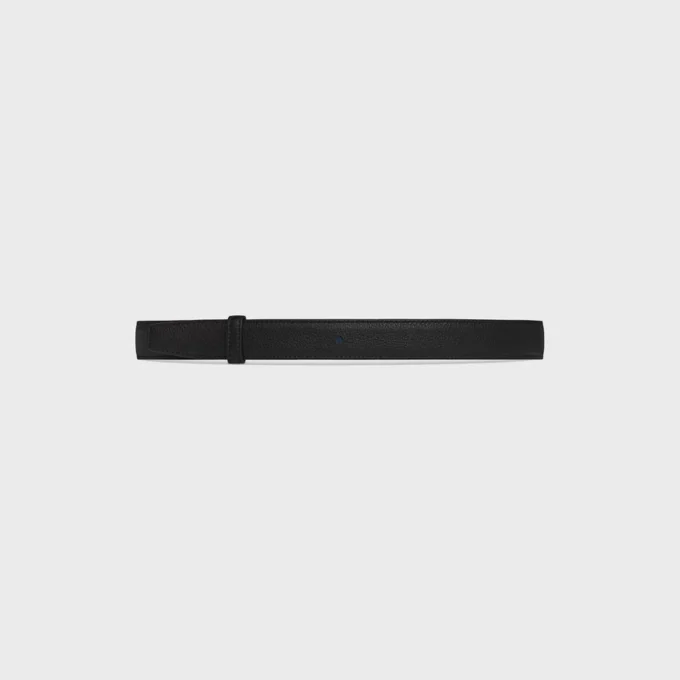 Wendbarer Riemen 25 mm aus glattem und genarbtem Kalbsleder