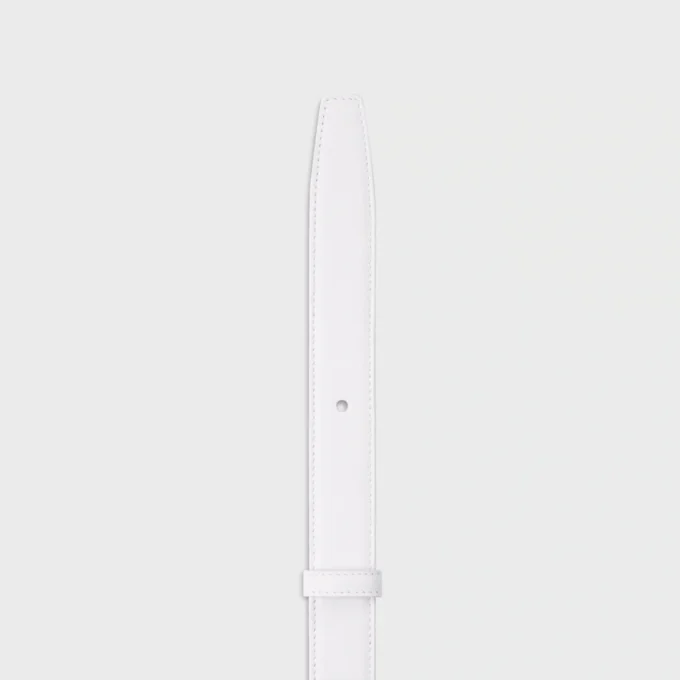 Wendbarer Riemen 25 mm aus glattem und genarbtem Kalbsleder