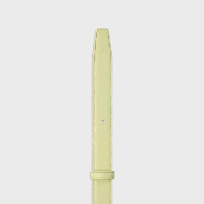 Wendbarer Riemen 25 mm aus glattem und genarbtem Kalbsleder