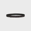 Wendbarer Riemen 25 mm aus Taurillon-Leder und Triomphe Canvas