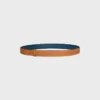 Wendbarer Riemen 25 mm aus Taurillon und naturbelassenem Kalbsleder Wendbarer Riemen 25 mm aus Taurillon und naturbelassenem Kalbsleder