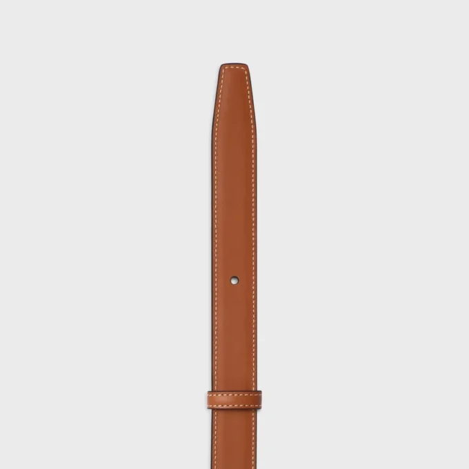 Wendbarer Riemen 25 mm aus Taurillon und naturbelassenem Kalbsleder Wendbarer Riemen 25 mm aus Taurillon und naturbelassenem Kalbsleder