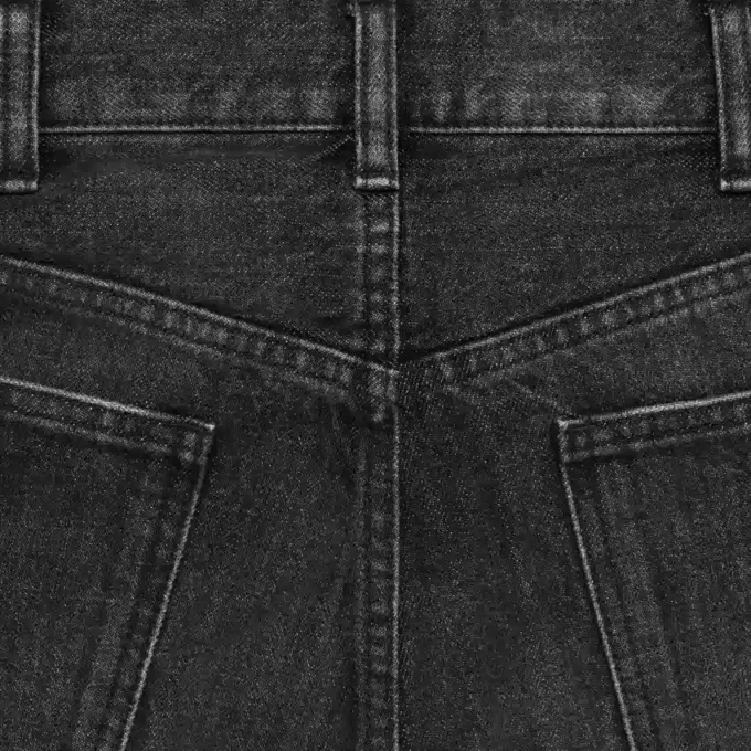 Wesley Jeans aus Black Ice Rinse Wash Denim