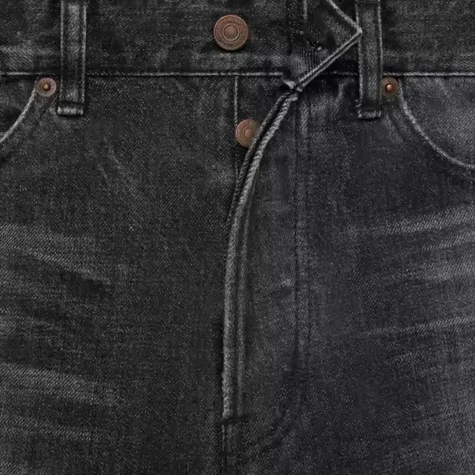 Wesley Jeans aus Black Ice Rinse Wash Denim