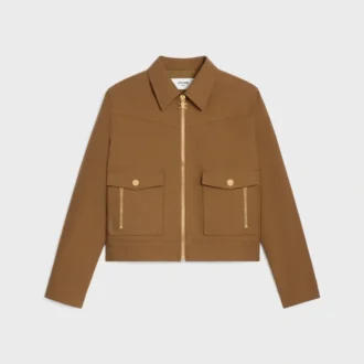 Western-Blouson-Jacke aus Baumwolltwill